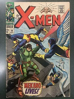 Buy Uncanny X-Men #36 (Marvel, 1967) 1st Mekano Ross Andru GD+ • 37.36£