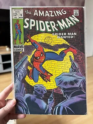Buy Marvel The Amazing Spider-Man  Comic #70  Silver Age 12c Issue VG+ 4.5 1969 • 40£