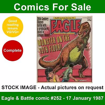 Buy Eagle & Battle Comic #252 - 17 January 1987 - VG/VG+ - All-Action Monthly Ad • 2.75£