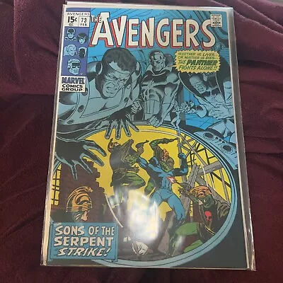 Buy Avengers #73 1970 Nice Copy Comic Book Monica Lynne Key • 11.85£