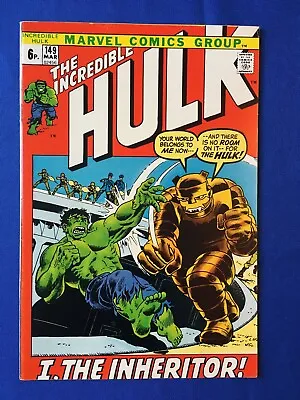 Buy Incredible Hulk #149 VFN+ (8.5) MARVEL ( Vol 1 1972)  • 25£