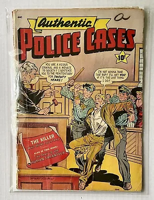 Buy Authentic Police Cases #13 3.0 1951 MATT BAKER COVER ART GGA VIC FLINT  St John • 158.32£