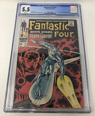 Buy Fantastic Four #72 CGC 5.5 White Pages  • 134.34£