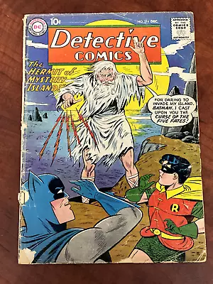 Buy DETECTIVE COMICS DC Comic No 274 Dec 1959 Batman Robin Hermit Mystery Isle FR/GD • 43.50£