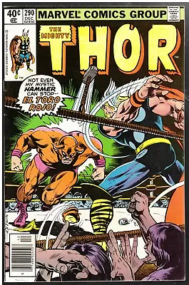 Buy Mighty Thor 290 1979 Newsstand 8.5/vf+ Toro Rojo/el Vampiro/don Blake Cgc It! • 9.63£