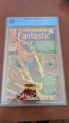 Buy Fantastic Four Annuals # 4  1966 COMIC BOOK Original Human Torch CBCS 2.0  1 APP • 79.94£
