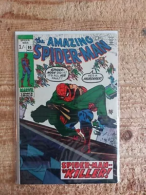 Buy Amazing Spiderman Comic #90 Death Of Capt. Stacy (KEY ISSUE) FN- • 49.99£
