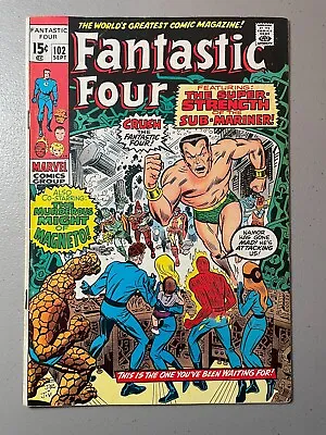 Buy Fantastic Four #102 (1970) - Jack Kirby - Fine- (5.5) • 14.95£
