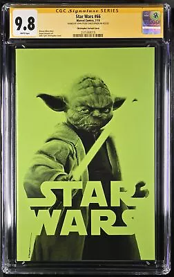 Buy Star Wars #66 Cgc Ss 9.8 Christopher Negative Space Exclusive Variant Jedi Yoda • 236.97£