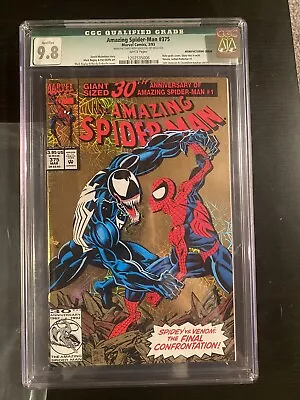Buy Amazing Spider-Man #375 - Marvel 1993 CGC 9.8 Manufacturing Error! • 553.43£