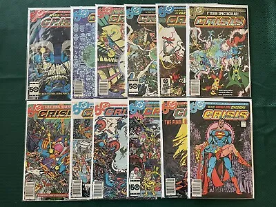 Buy Crisis On Infinite Earths #1-12 Complete Set (1985-86) F/vf Condition Avg! • 60.26£