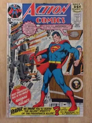 Buy Action Comics #405 Nice Fn-- 1971 52 Pager,2 Supe Stories,adams Cover,vigilante • 11.59£