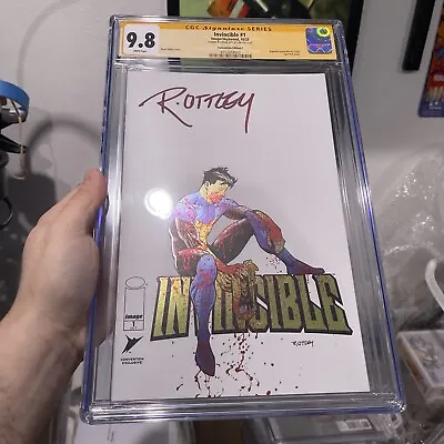Buy NYCC 2023 INVINCIBLE 1 C VARIANT NM HAND SIGNED By RYAN OTTLEY NY CON CGC • 158.89£