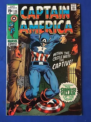 Buy Captain America #125 VFN- (7.5) MARVEL ( Vol 1 1970) (3) • 26£