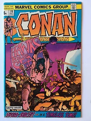Buy Conan The Barbarian #19 VFN- (7.5) MARVEL ( Vol 1 1972) Barry Smith Art • 28£