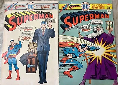 Buy Superman #295 #296 DC 1976 Comic Books • 9.60£