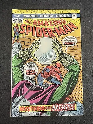 Buy The Amazing Spider-Man #142  Mysterio Means Madness Marvel Comics Group 1974 Key • 55.57£