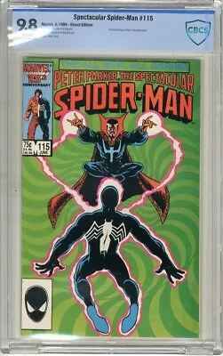 Buy Spectacular Spider-Man  #115 CBCS  9.8  NMMT  White Pgs  6/86   Doctor Strange & • 183.82£
