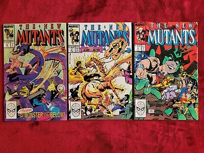 Buy 3x The New Mutants Numbers 76, 77 & 78 From 1989 Marvel Comics  • 1.99£