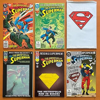 Buy Adventures Of Superman Joblot Of 12 X Comics Between #497 & 512 (DC 1987) 12 X • 25.88£
