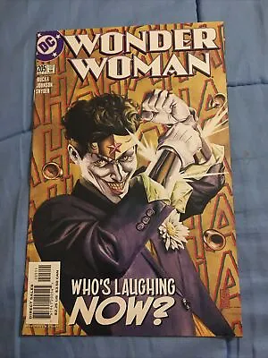 Buy Wonder Woman #205 Joker Cover [DC, 2004] • 7.86£