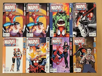 Buy Ultimate Marvel Team-Up #1,2,6,11,12,14,15 Lot Of 8 Marvel 2001 NM- Avg • 8.02£