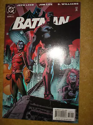Buy Batman # 619 Hush Riddler Loeb Lee Red Hero Variant Cvr $2.25 2003 Dc Comic Book • 0.99£