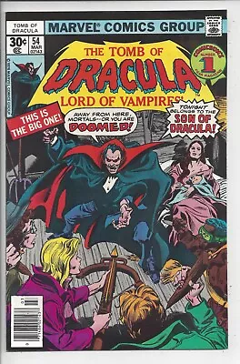 Buy Tomb Of Dracula #54 NM (9.2)1977 - Son Of Dracula - Gene Colan Cover & Art • 19.71£
