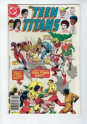Buy Teen Titans # 50 DC Comics Enter Teen Titans West Coast Oct 1977 VF+ • 19.95£