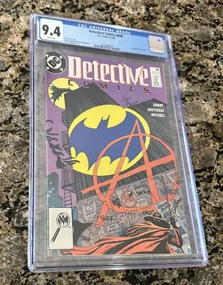 Buy Detective Comics 608: CGC 9.4 - 1st App Of Anarky - 1989 • 59.38£