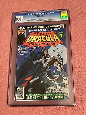 Buy Tomb Of Dracula #70 CGC 9.8 White Pages, Last Issue - Death Of Dracula, Marvel! • 241.28£