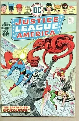 Buy Justice League Of America #129-1976 Fn- Dick Dillin Red Tornado Dies • 8.78£