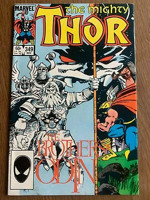 Buy The Mighty Thor #349 - Debts Of Honor! - (Marvel Nov. 1984) • 3.95£