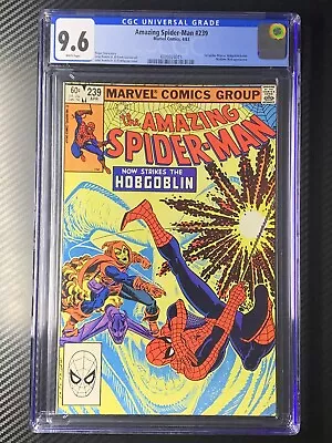 Buy Amazing Spider-man #239 Cgc 9.6 White 1983 1st Spidey Hobgoblin Battle!  2nd App • 91.94£