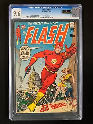 Buy FLASH #200  CGC 9.6  WHITE PAGES - EXCELLENT Registration, Gloss And Colors • 554.10£