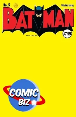 Buy Batman #5 Facsimile Edition (2023) 1st Print *blank Variant Cover C* Dc Comics • 7.95£