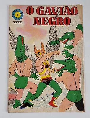 Buy O Gaviao Negro 5 Ebal Comics Brazil 1968 1st Appearance Of Zatanna - Hawkman 4 • 143.64£