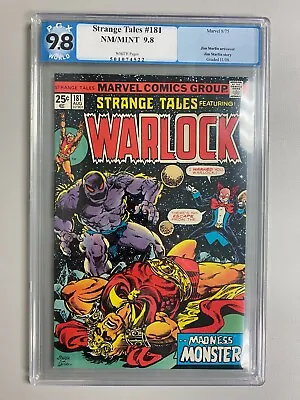 Buy Strange Tales Featuring Warlock #181 PGX 9.8 White Pages (Marvel 1975) • 236.62£