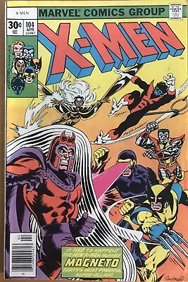 Buy Uncanny X-Men 104 April 1977  1st App Of StarJammers 🔥Hot  Key 🔑🔥 Magneto • 149.99£