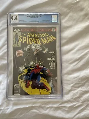 Buy Amazing Spider-man  #194  Cgc 9.4  White Pages  (1st Black Cat) • 205£