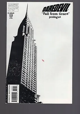 Buy Marvel Comics Daredevil #319 Fall From Grace Prologue • 7.90£