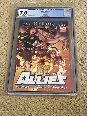 Buy Young Allies 1 CGC 7.0 White Pages (Classic Variant Cover!!) • 38.42£