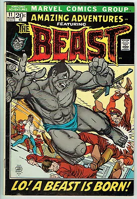 Buy AMAZING ADVENTURES  11  FN/VF/7.0  -  Solid Copy 1st Mutated Beast! • 126.49£