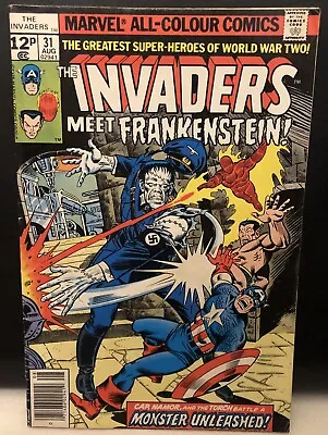 Buy The Invaders #31 Comic Marvel Comics Frankenstein • 4.87£