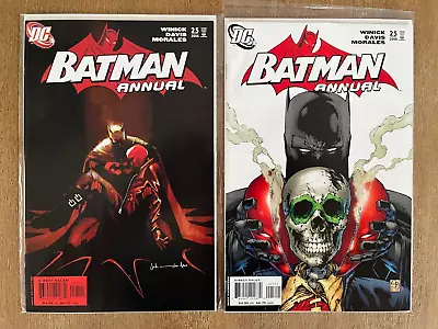 Buy Batman Annual #25 1st 2nd Printing Lot 2x Jason Todd Red Hood Rare Origin • 9.64£