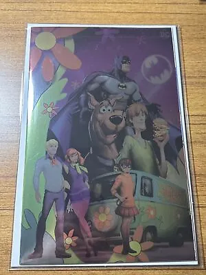 Buy Batman Scooby Doo #1 Clayton Crain Megacon 2024 Foil Ltd 333 (59/60) NM IN HAND • 71.15£