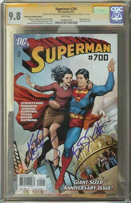 Buy Superman #700 Celebrity Authentics Edition CGC 9.8 SS Signed BOSWORTH & ROUTH • 299.66£