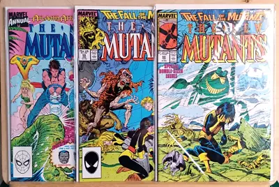 Buy The New Mutants #59, #60 (1987, Both NM) And Annual #5 (1989, VFN) • 10£
