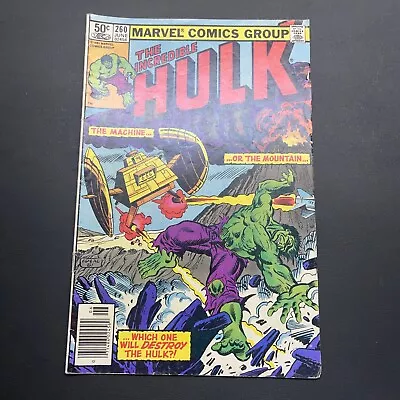 Buy Incredible Hulk #260  Bronze Age Vintage Marvel Comic 1981 • 4.74£
