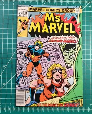 Buy Ms. Marvel #19 (1978) VF/NM Newsstand Marvel Comics Claremont Infantino • 23.90£